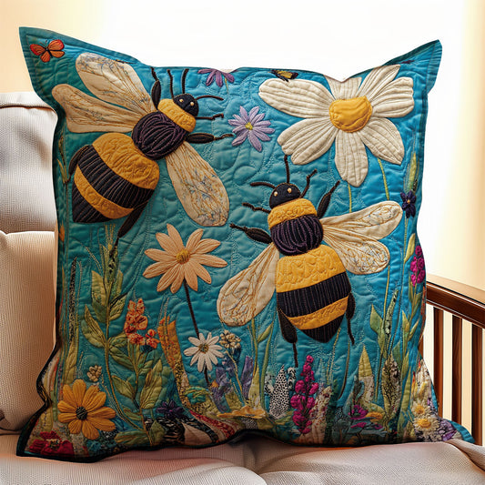 Bee Flower WX1403041CL Quilt Pillow Case