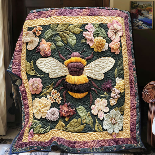 Bee Flower WX2003003CL Quilt