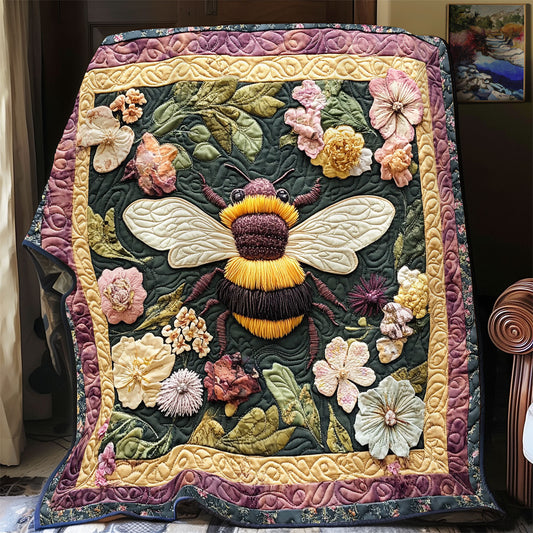 Bee Flower WX2003003CL Quilt