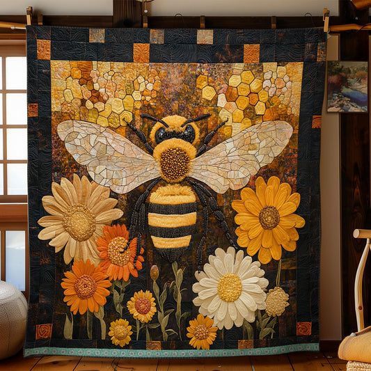 Bee Flower WX2203003CL Quilt