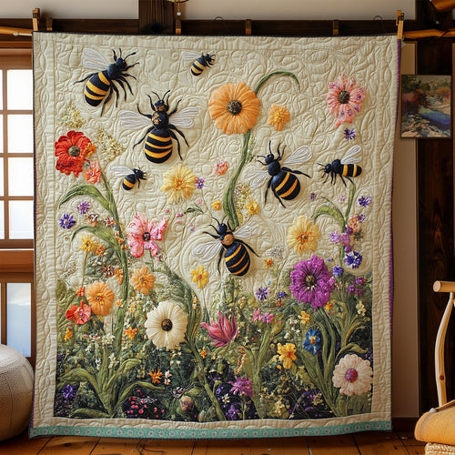 Bee Garden WX2103003CL Quilt