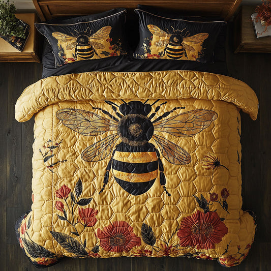 Bee Golden Hive Symphony WU1903064CL Duvet Cover Set