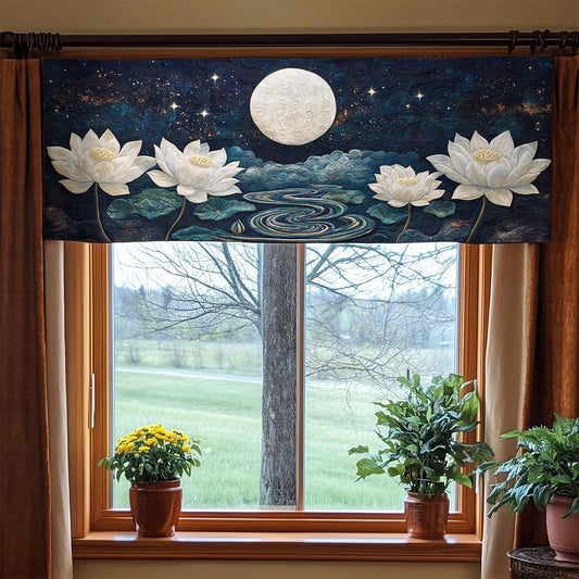 Lotus Night WX1705016CL Quilted Valance