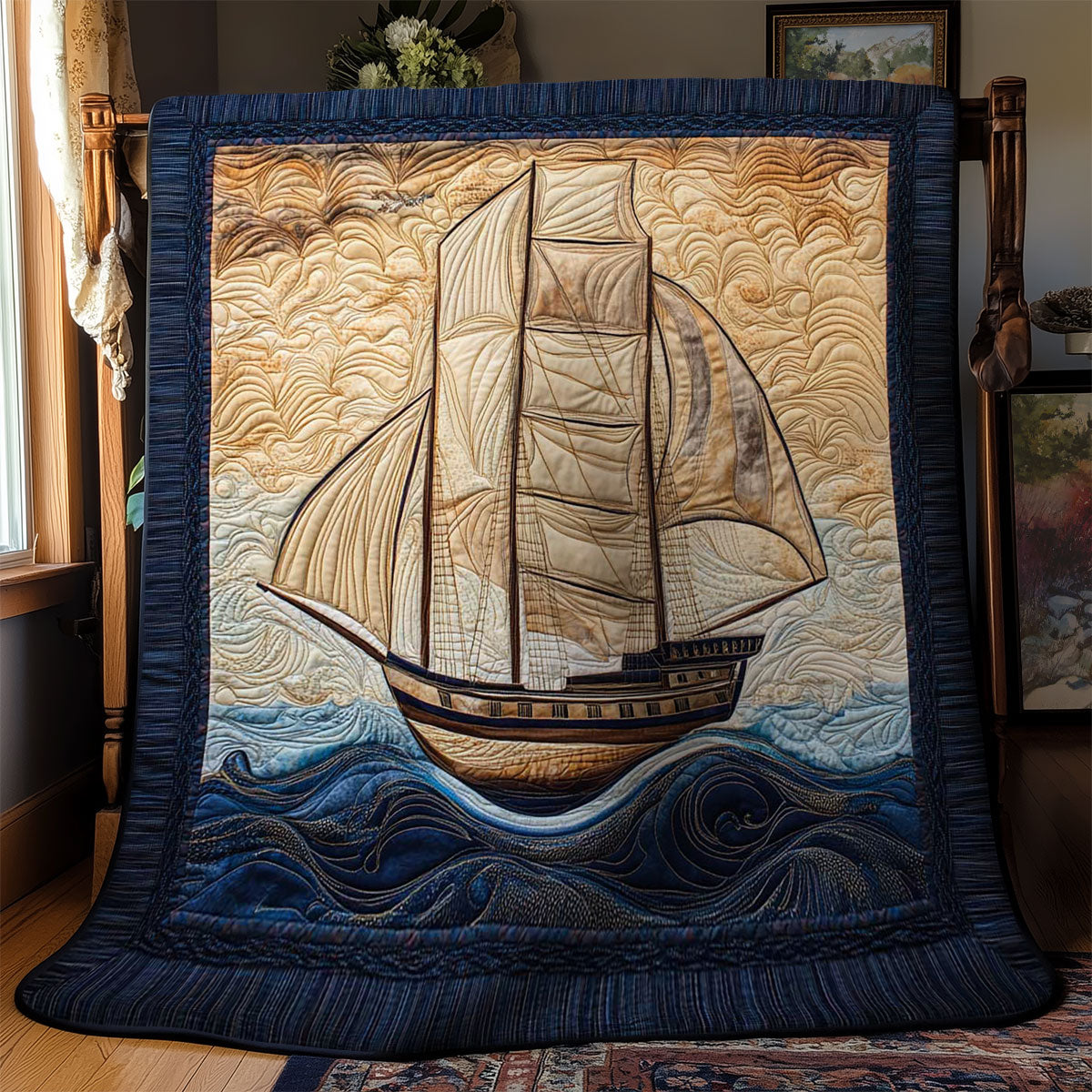 Classic Sailboat WN0104017CL Quilt