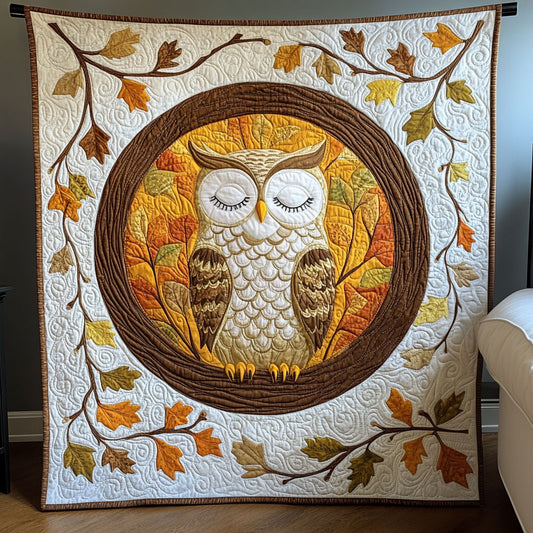 Owl Sleeping Autumn DH1909009CL Quilt