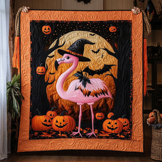 Bewitched Flamingo WY0808017CL Quilt