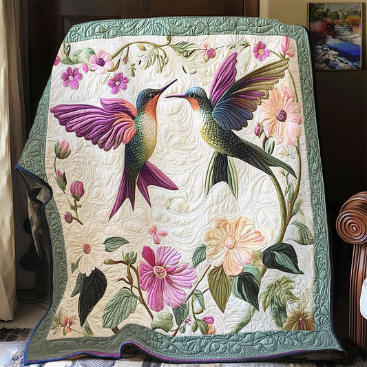Blossoms & Hummingbirds YR1101018CL Quilt