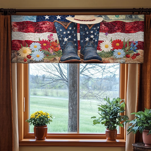 Cowboy American WX1405012CL Quilted Valance