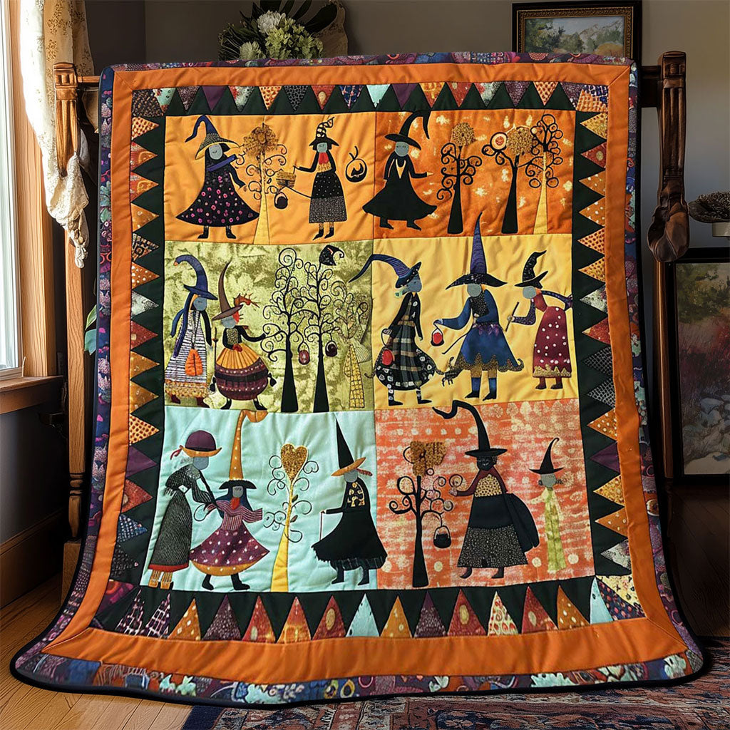 Halloween Witches' Magical Night WN2709036CL Quilt