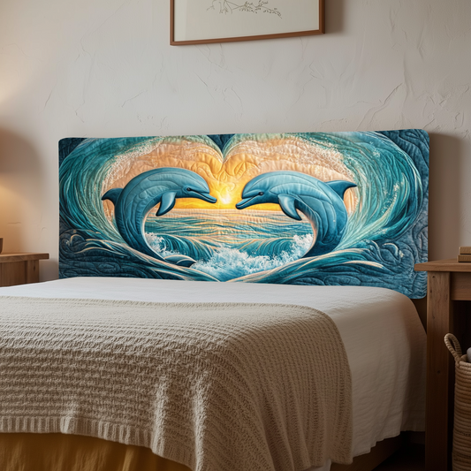 Sunset Harmony Dolphin KL1212002CL Quilted Headboard Slipcover