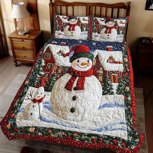 Happy Snowman WX2311076CL Duvet Cover Set