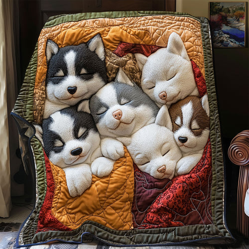 Husky Dreams CP0512122CL Quilt