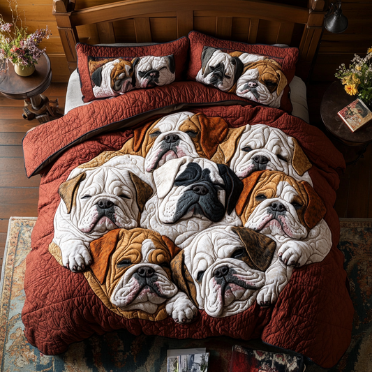 Bulldog Bliss YR1701003CL Duvet Cover Set