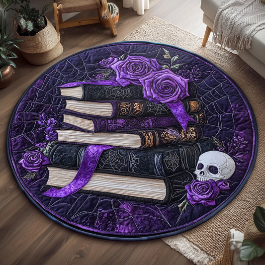 Witch Magic Book WP2204075CL Quilted Round Mat