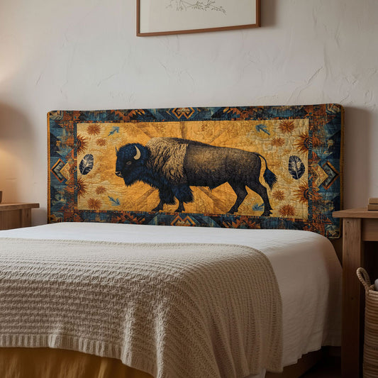 Golden Bison WN2012031CL Quilted Headboard Slipcover