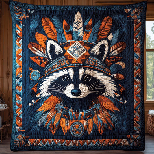 Raccoon Native American CW1906041CL Quilt