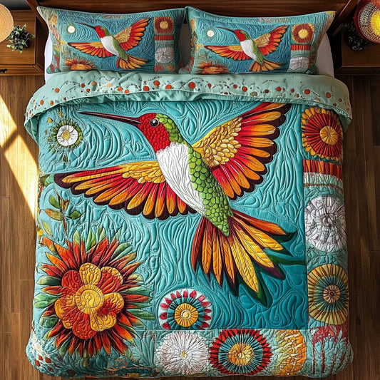 Bright Blossom Hummingbird WY1408001CL Duvet Cover Set
