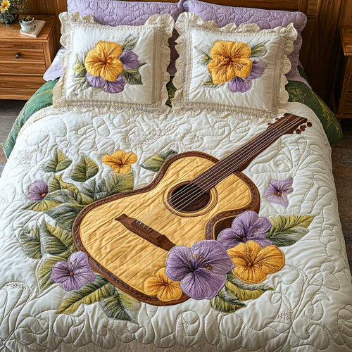 Guitar Tropical Symbol WP0801018CL Duvet Cover Set