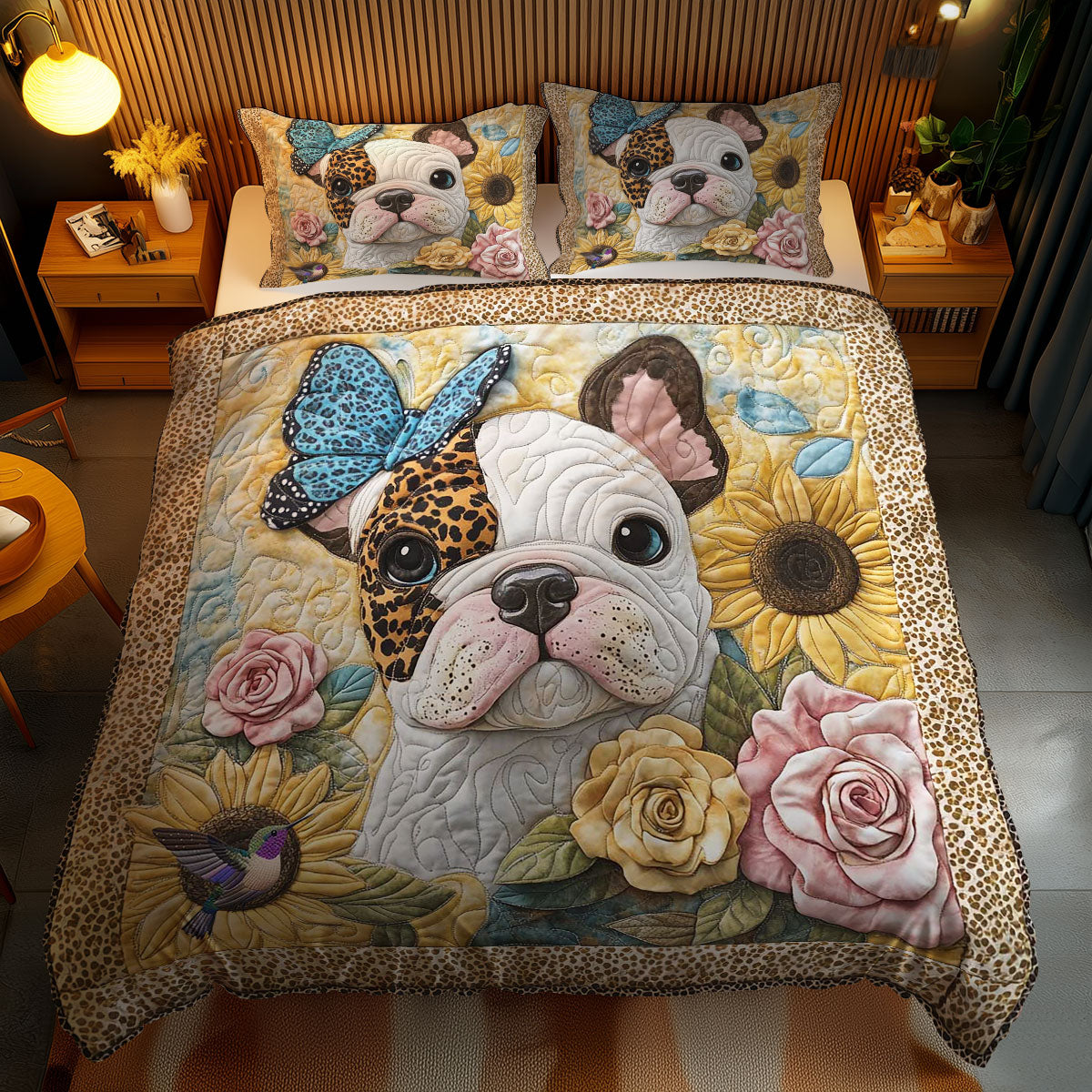 Butterfly Bulldog WN2412032CL Duvet Cover Set