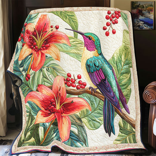 Hummingbird Lily CW1407028CL Quilt