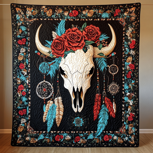 Skull And Rose XR1202007CL Quilt