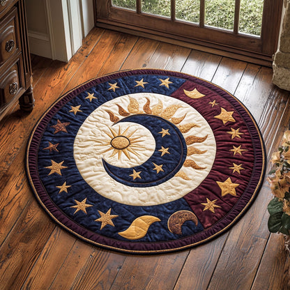 Orb Of Time CP2607048CL Quilted Round Mat