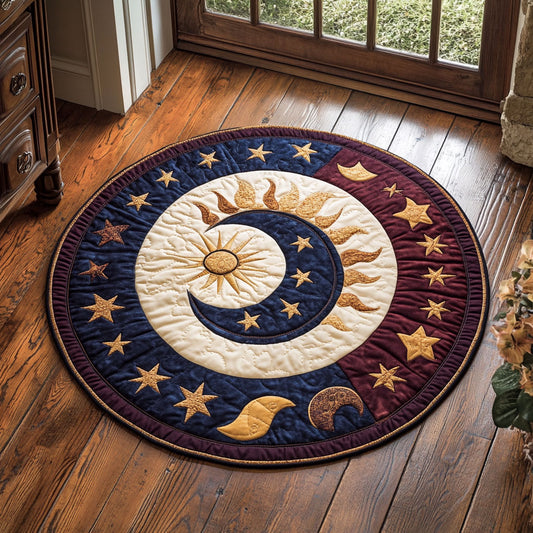 Orb Of Time CP2607048CL Quilted Round Mat
