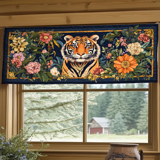 Floral Tiger WY3005049CL Quilted Valance