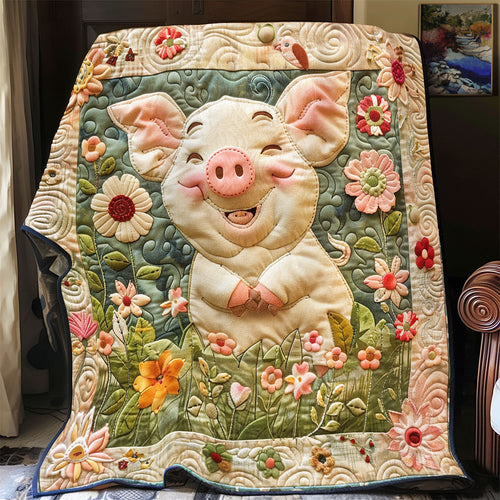 Blossom Piglet YR1901007CL Quilt