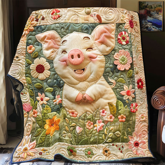 Blossom Piglet YR1901007CL Quilt