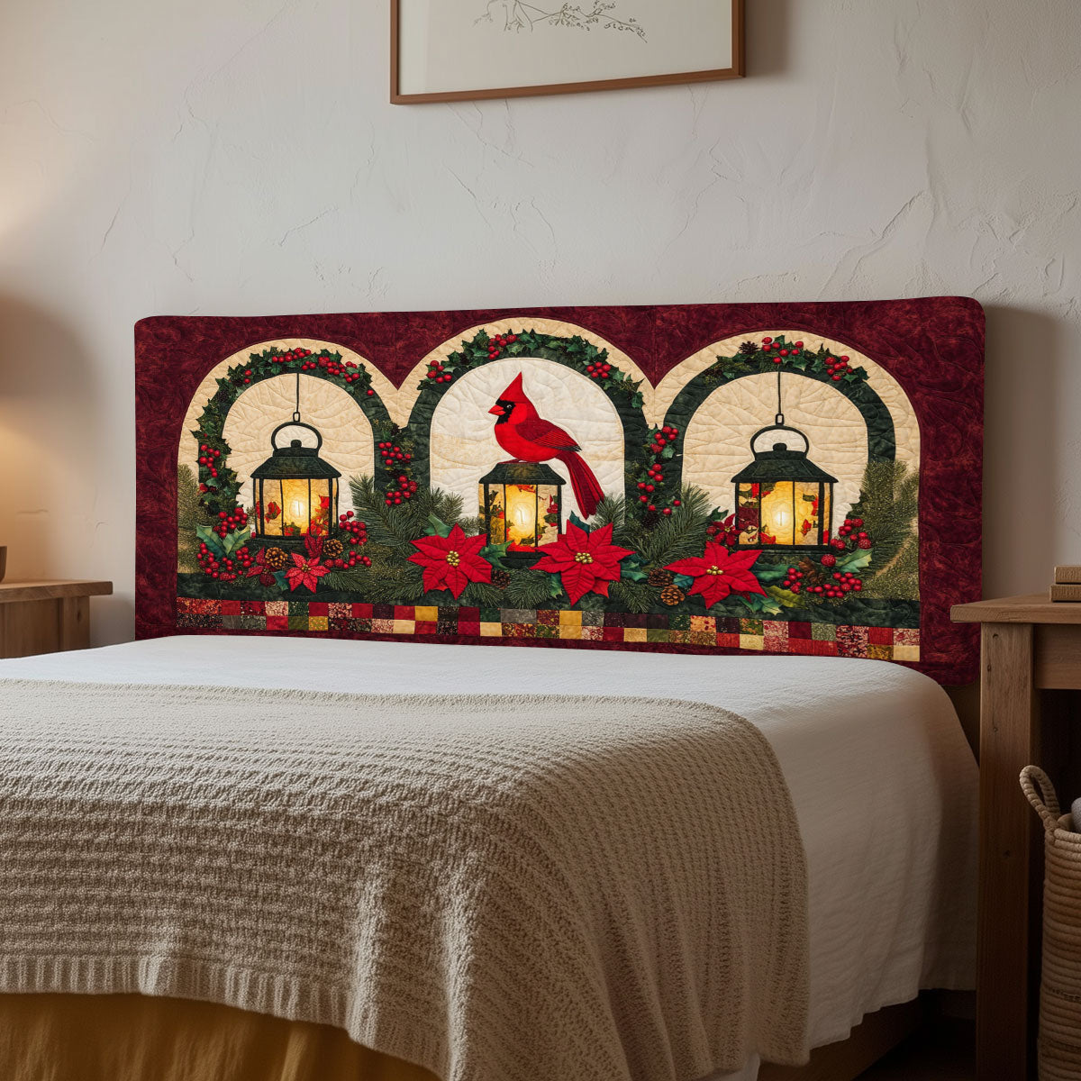 Crimson Lantern WJ1212019CL Quilted Headboard Slipcover