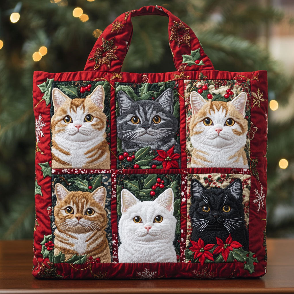 Cat Charm CW0811023CL Quilted Tote Bag