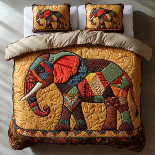 Heritage Elephant Path WN0910042CL Duvet Cover Set