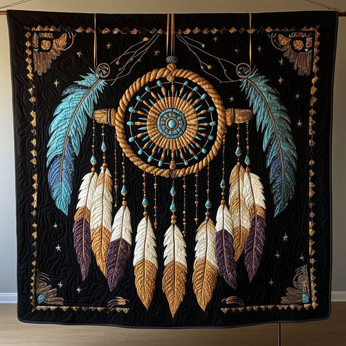 Native American Feather WY1706036CL Quilt