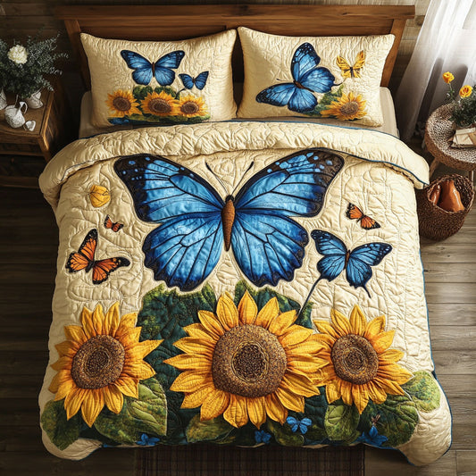 Sunflower Butterfly CW1607049CL Duvet Cover Set