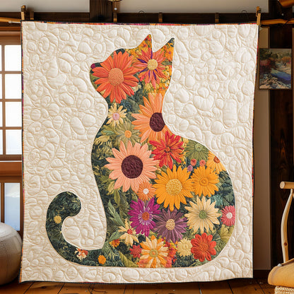 Flower Cat WJ2403009CL Quilt