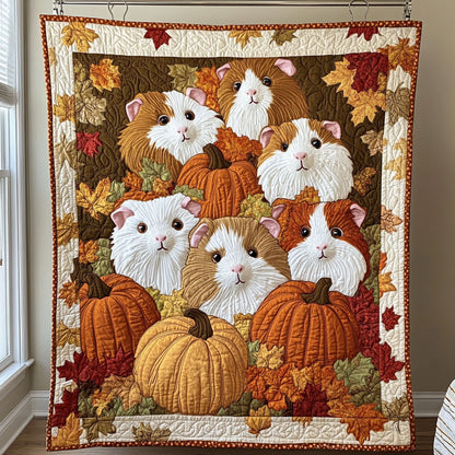 Guinea Pigs In Harvest WY2308012CL Quilt