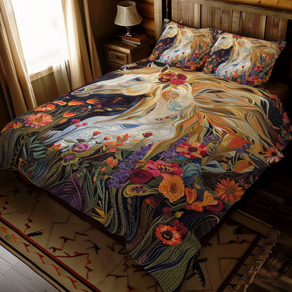 Flower Horse WJ2611038CL Duvet Cover Set