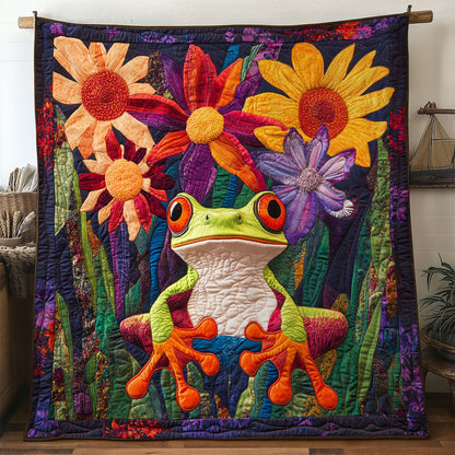 Colorful Frog Haven WN2207010CL Quilt