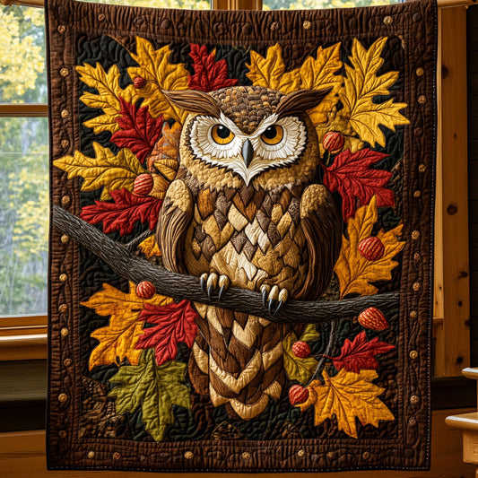 Autumn Owl CP1508005CL Quilt