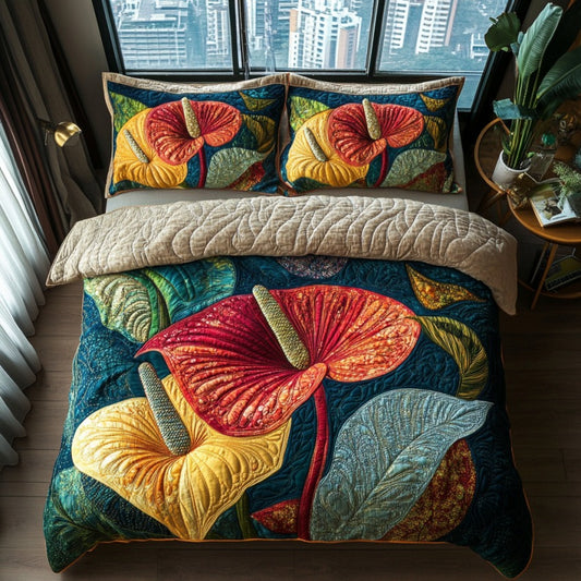 Romantic Anthurium XR1209056CL Duvet Cover Set