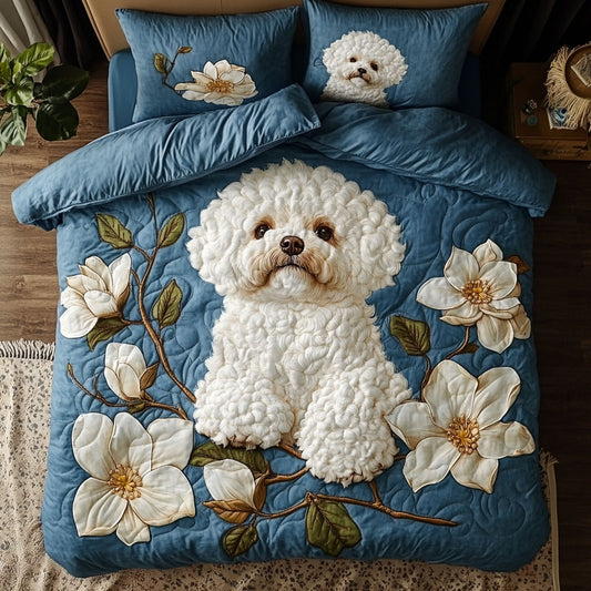 Bichon Frise Lovely WX2103073CL Duvet Cover Set