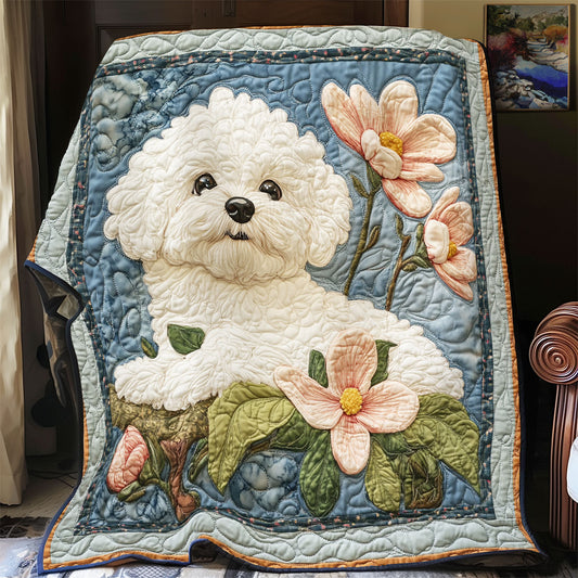 Bichon Frise Magnolia WX1703005CL Quilt