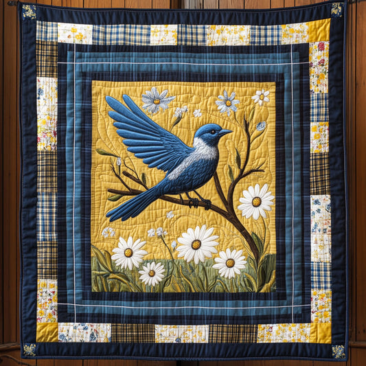 Bird And Daisy CP1906024CL Quilt