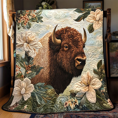 Bison Frise Flower WX1703006CL Quilt