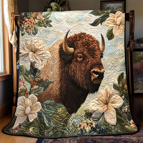 Bison Frise Flower WX1703006CL Quilt