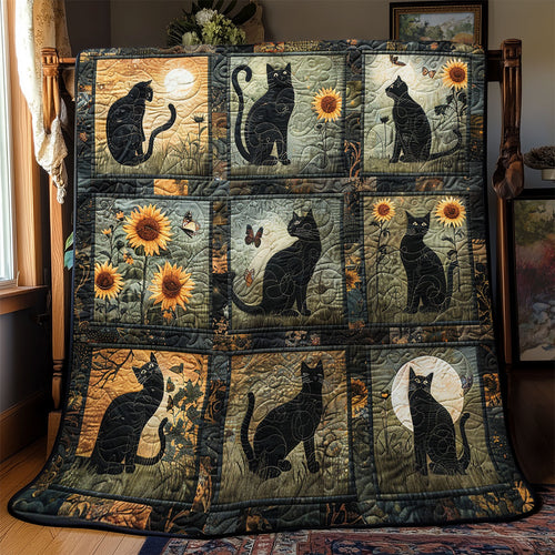 Black Cat Charm YR0502039CL Quilt