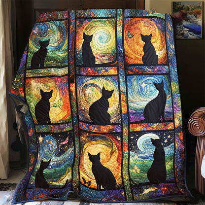 Black Cat Dream YR3001009CL Quilt