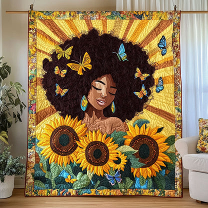 Black Woman YR1002037CL Quilt
