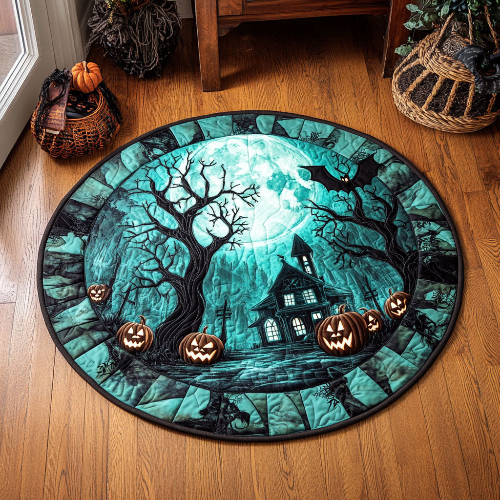 Bloodmoon Hollow WJ0708126CL Quilted Round Mat
